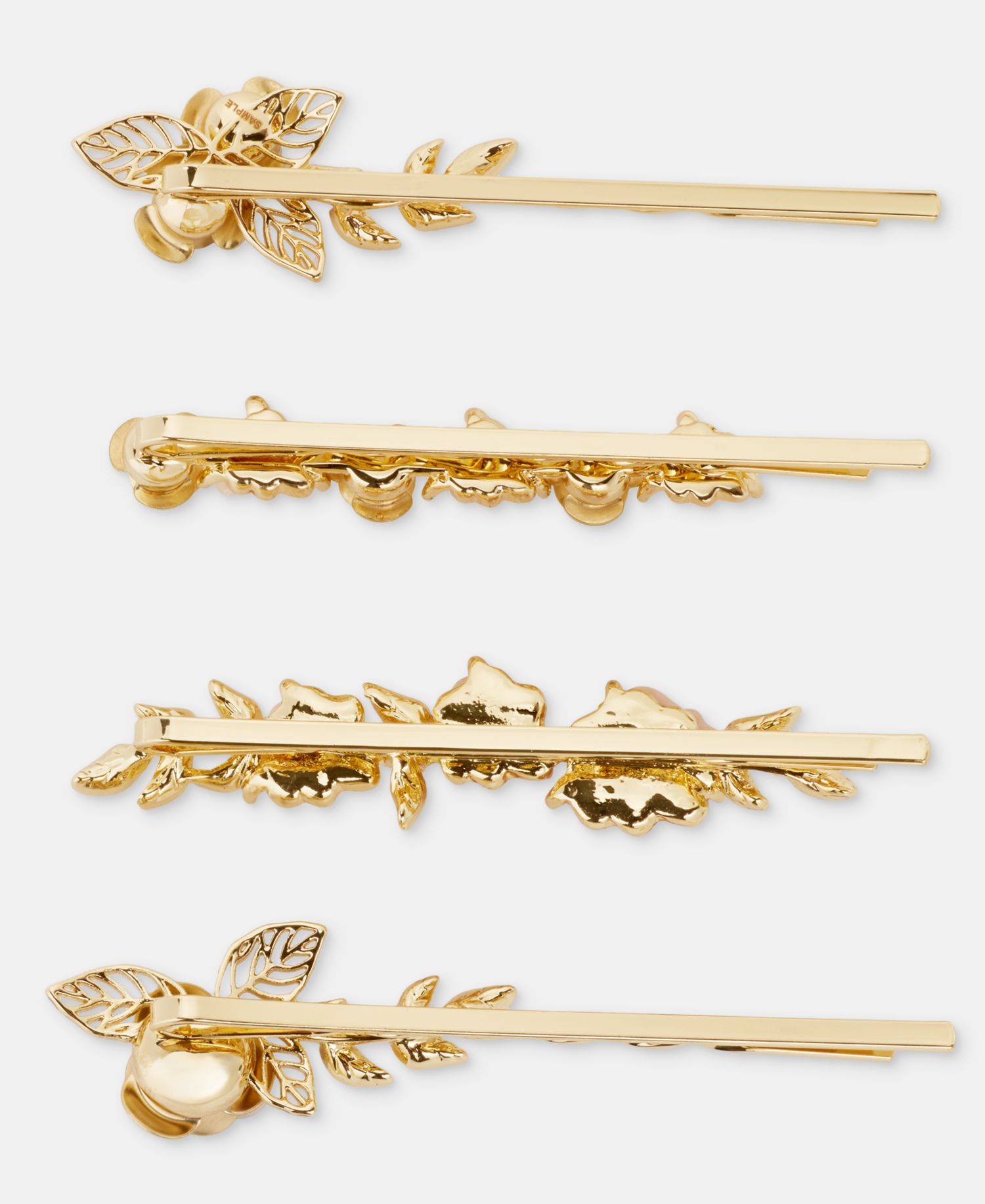 Flower Bobby Pins, 4-Piece Set
