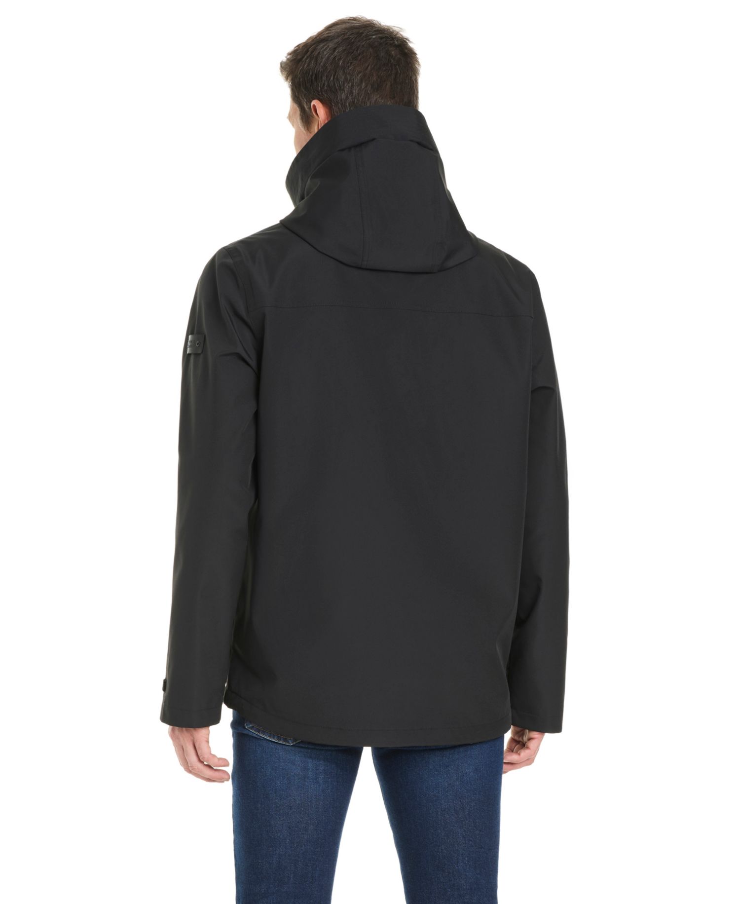 Men's Short Rain Parka Jacket