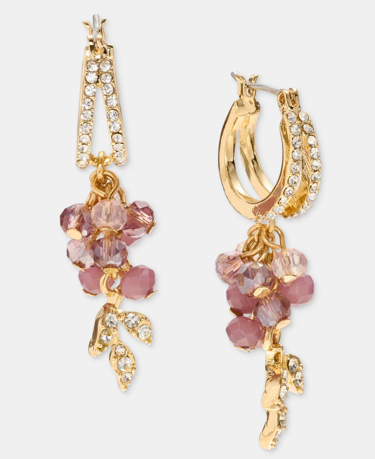 lonna & lilly Beaded Charm Split-Hoop Earrings
