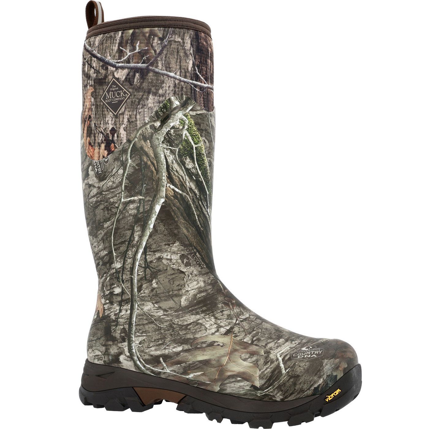 Мужские ботинки Muck Mossy Oak Country DNA Woody Arctic Ice с подошвой Vibram Agat — фото 6