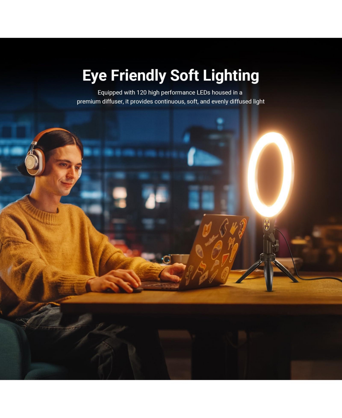 Neewer N25 Ring Light with 10W, CRI85 for select iPhone models