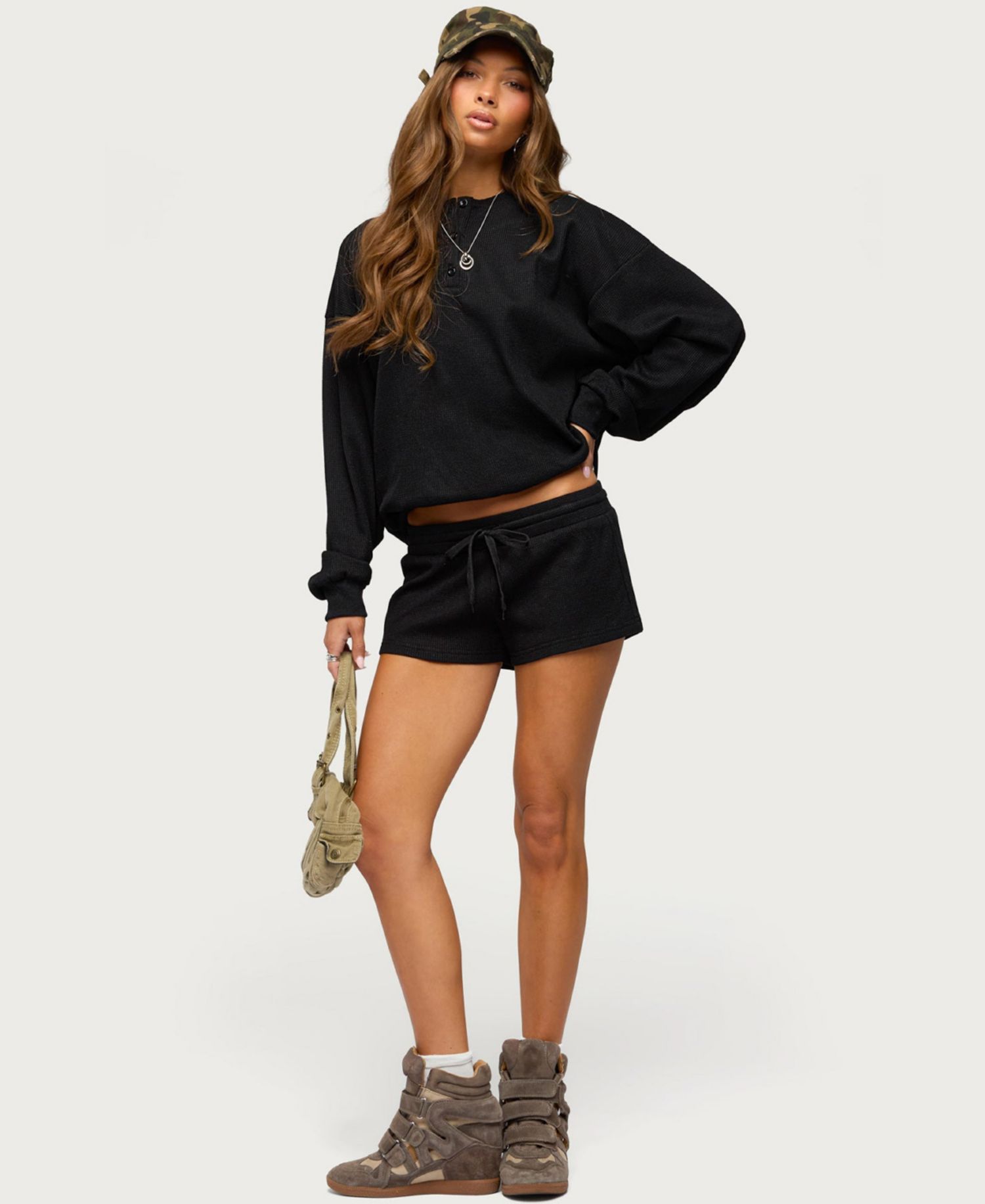 Women's Baila Waffle Shorts