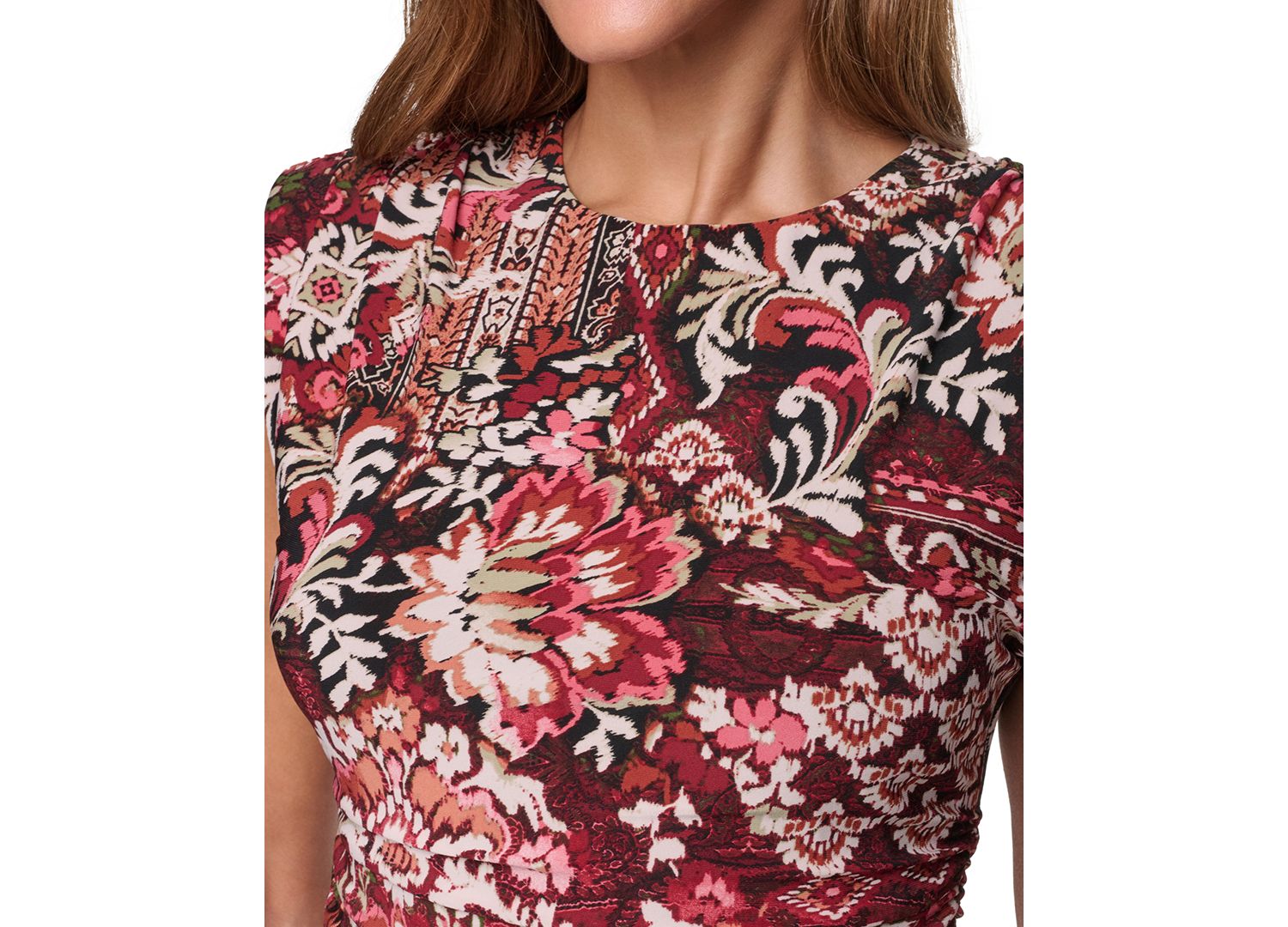 Women's Boat Neck Bodycon Midi Dress