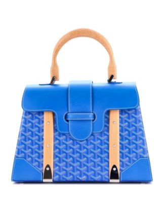 MM Saigon Top Handle Bag Coated Canvas with Leather