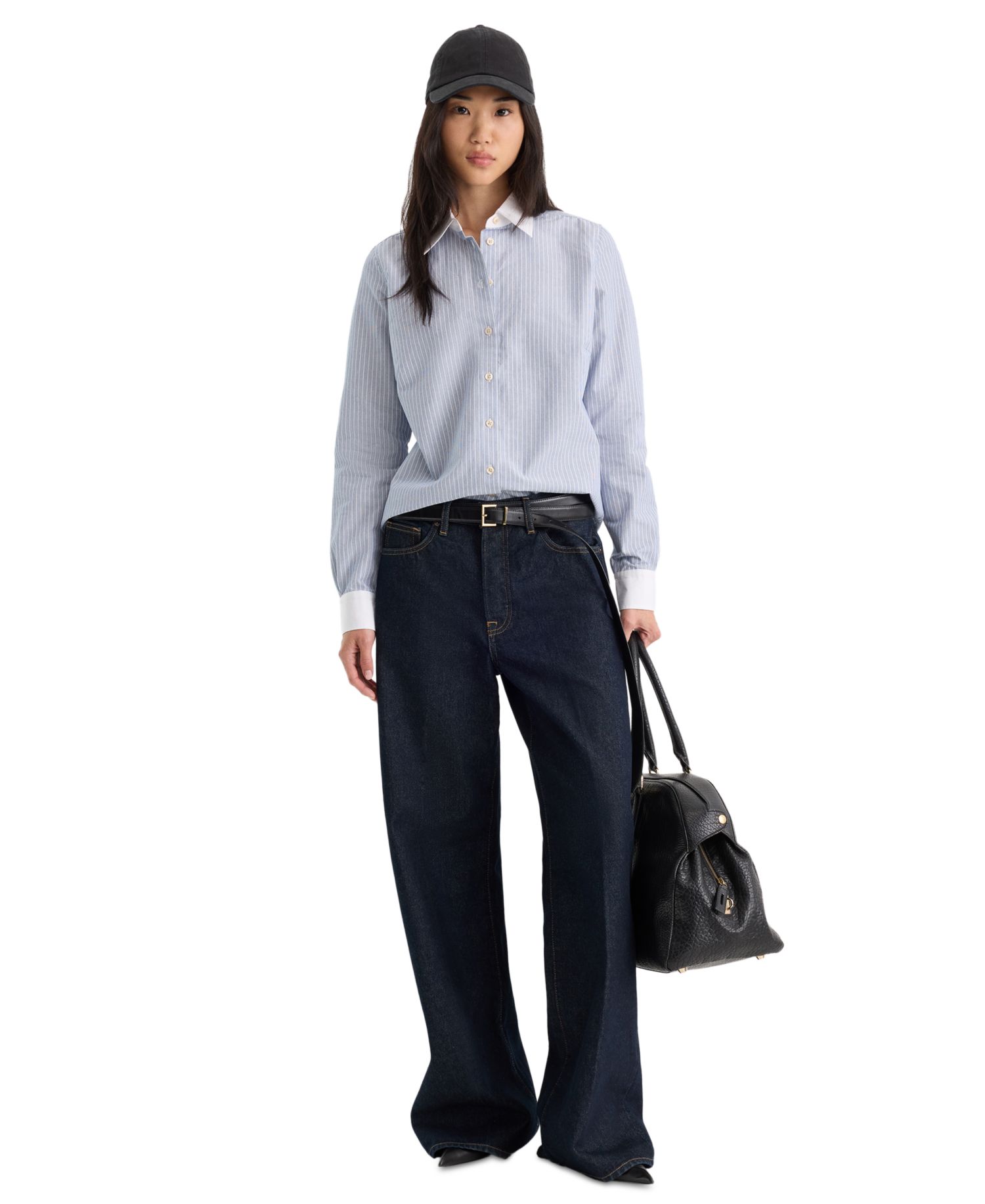 Women's Vintage Low Slung Straight Baggy Jeans