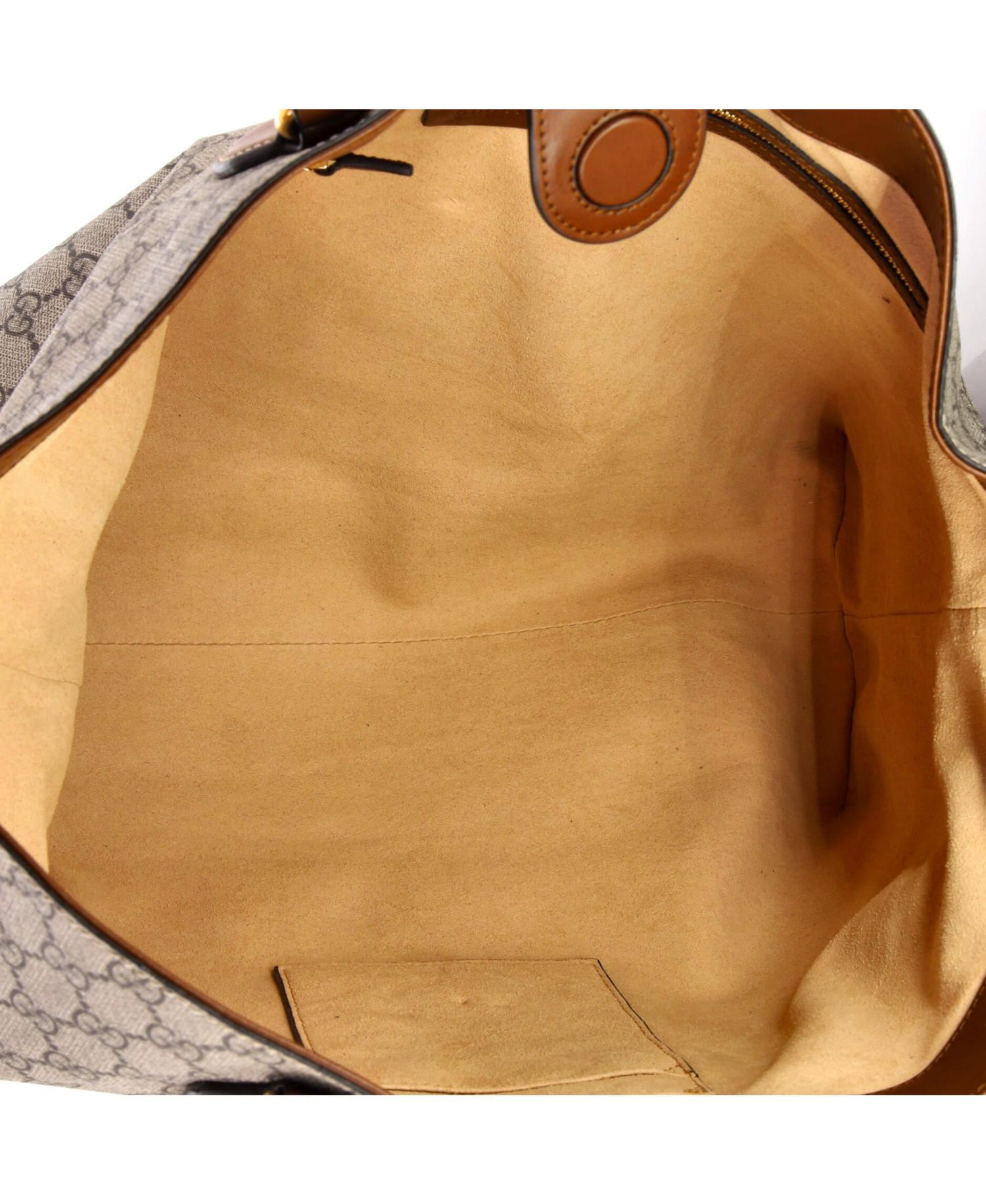 Medium Convertible Soft Tote GG Coated Canvas with Leather