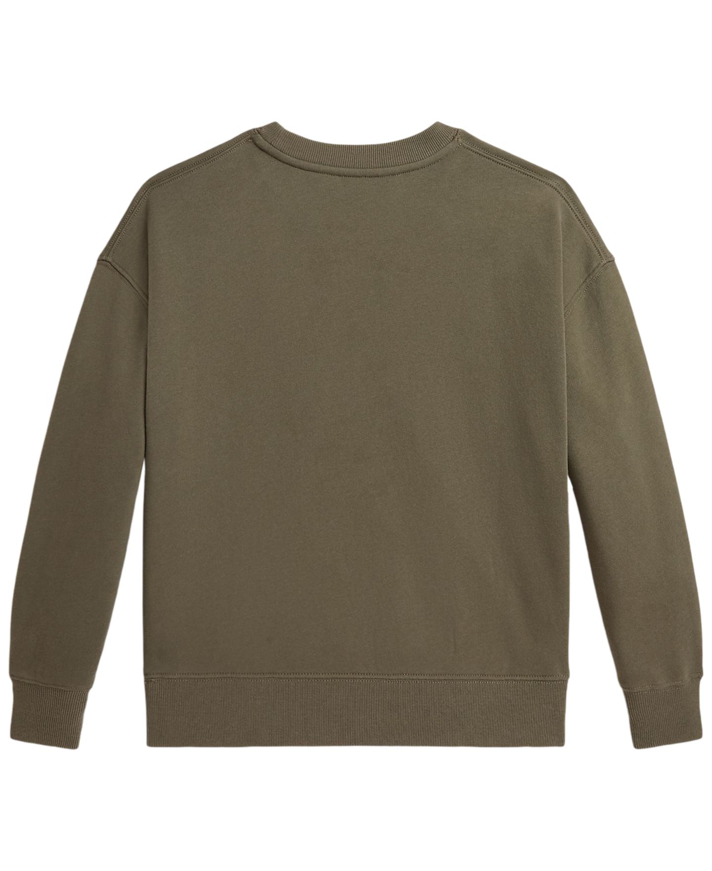 Толстовка Polo Ralph Lauren Polo Bear Long-Sleeve Sweatshirt для девочек, цвет: Оливковый — фото 5
