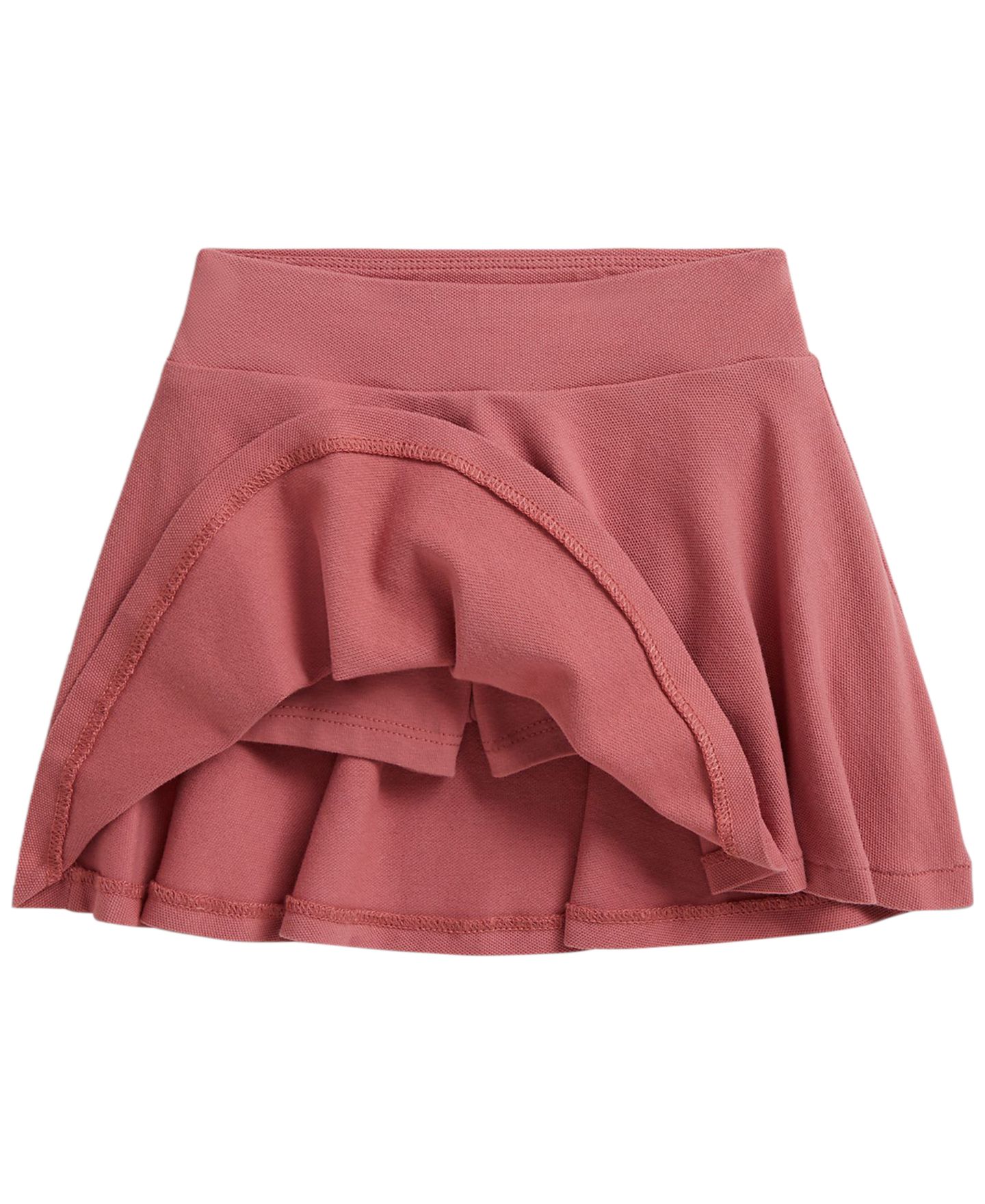 Юбка-шорты Polo Ralph Lauren Stretch Mesh Skort для девочек, цвет: Холщовый розовый — фото 3