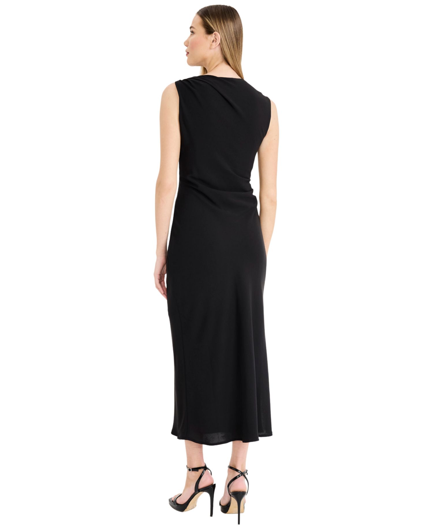 Women's Sleeveless Midi with Metal Details