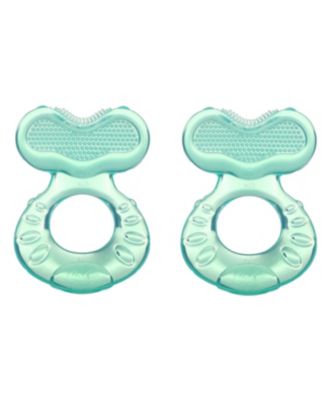 Silicone Teether with Bristles, Includes Hygienic Case, 2 Pack