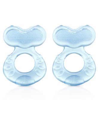 Silicone Teether with Bristles, Includes Hygienic Case, 2 Pack
