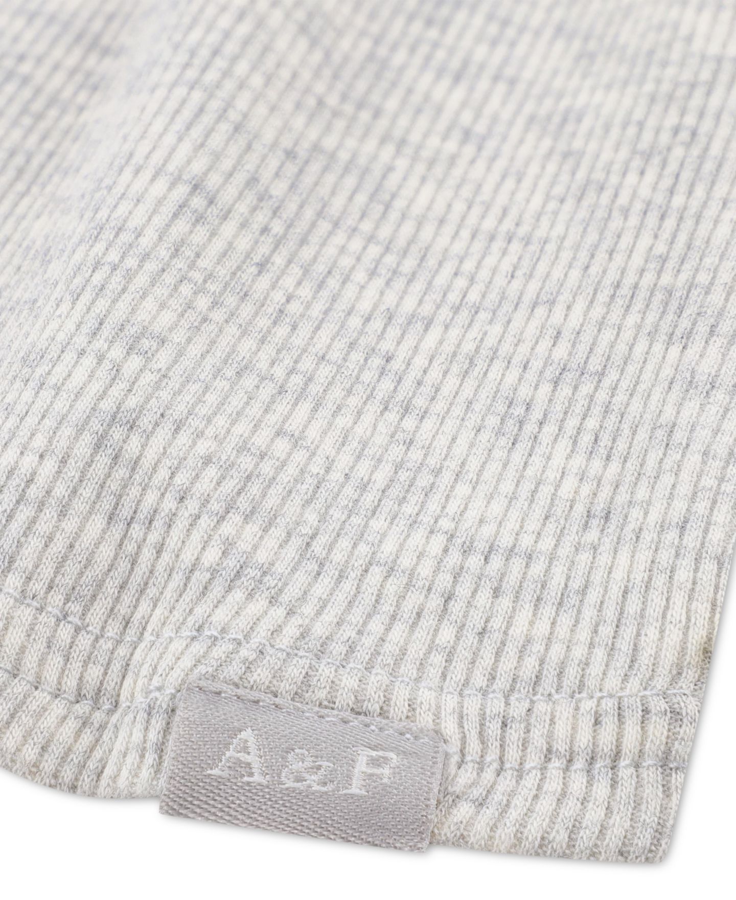 Детский топ abercrombie kids с круглым вырезом и коротким рукавом, 5-16, цвет: Светлый пастельный серый — фото 3