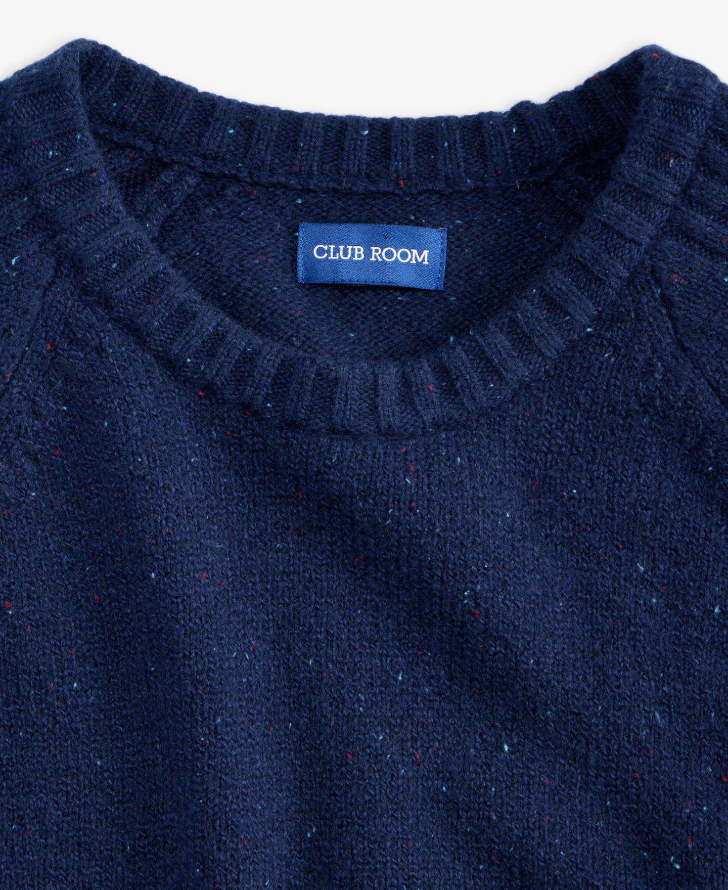 Мужской свитер Club Room Donegal Crewneck, цвет: Morning Dove Hthr — фото 7