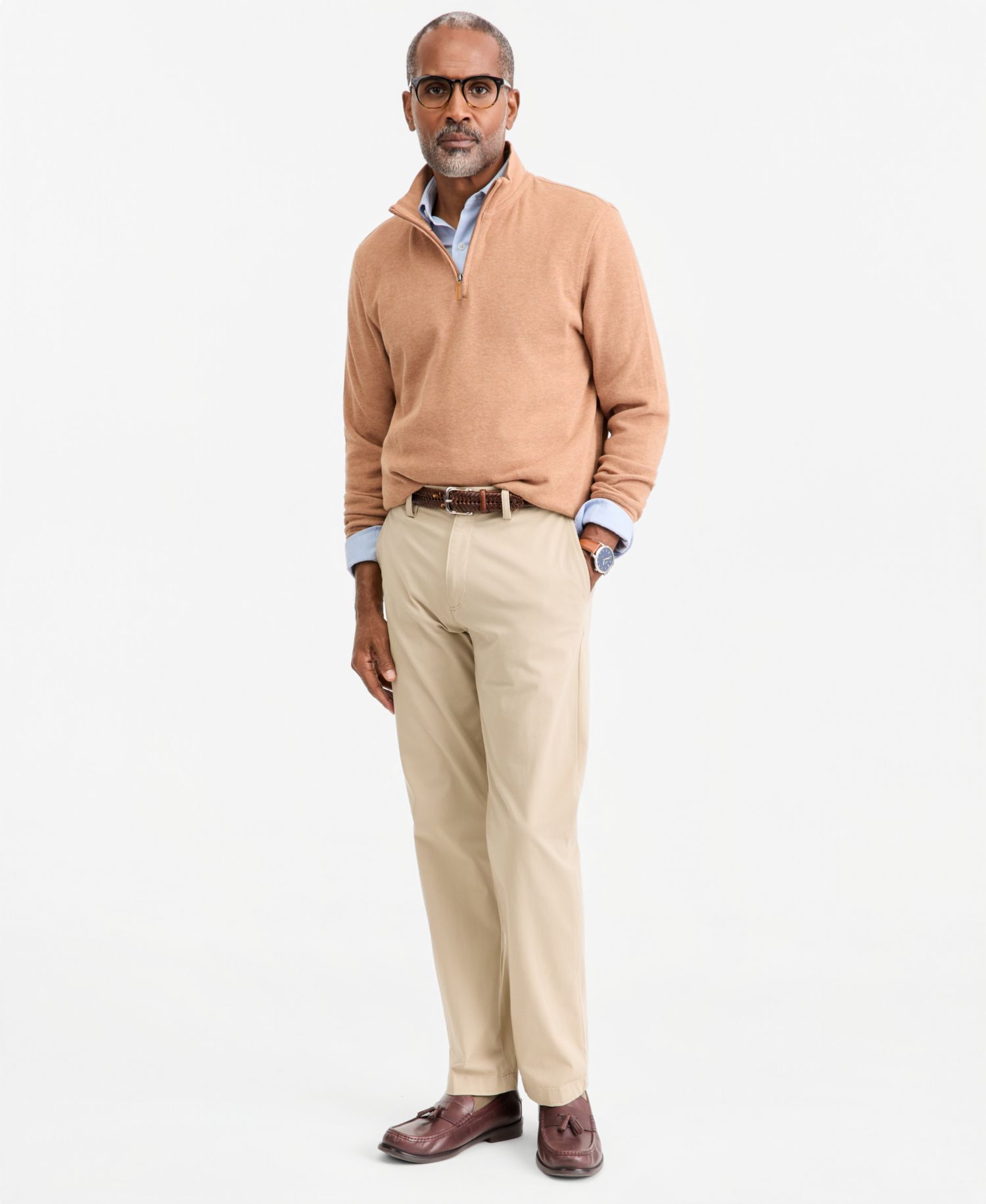 Men's French Rib Quarter-Zip Sweatshirt