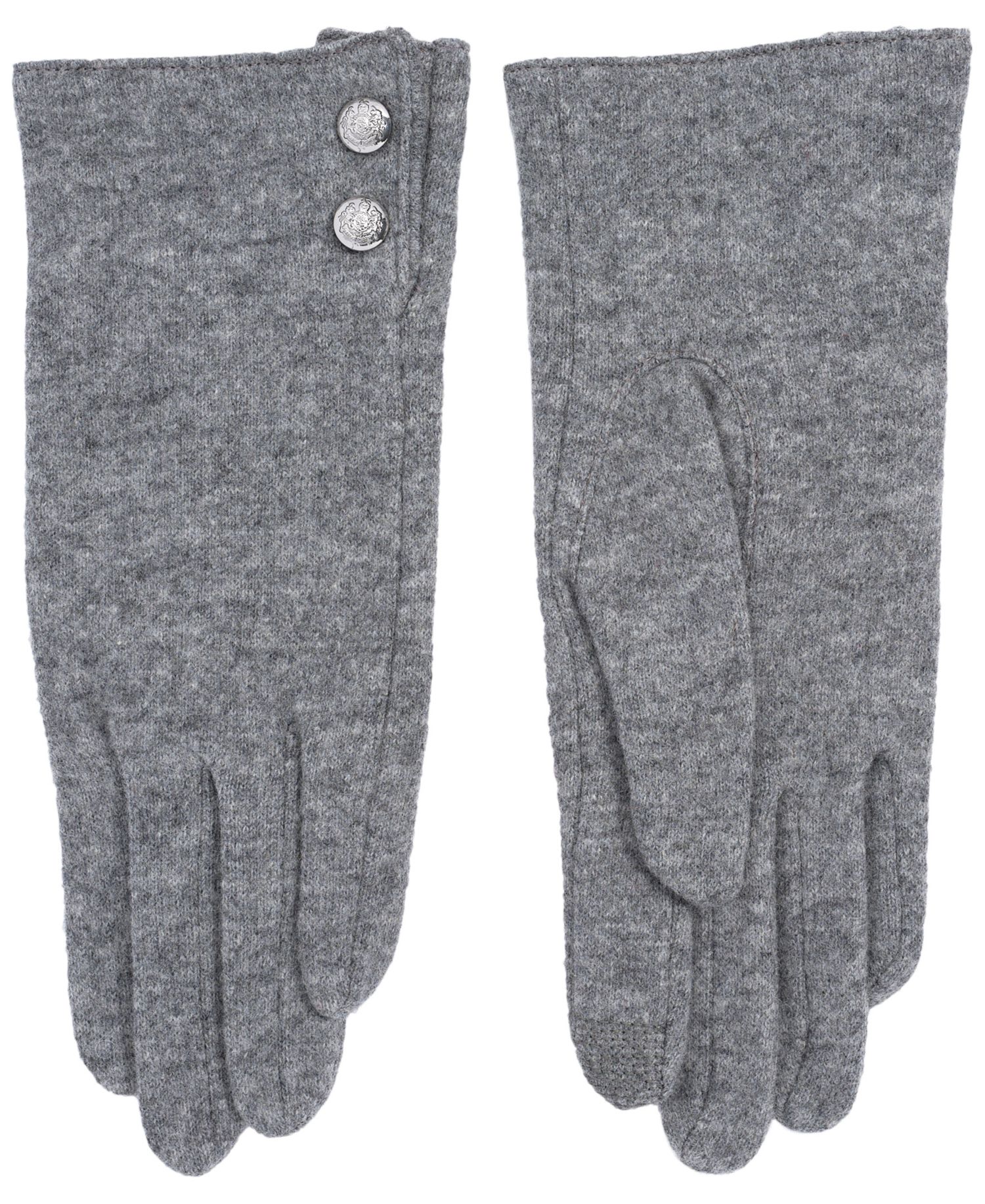 Two Button Cashmere Blend Touch Gloves