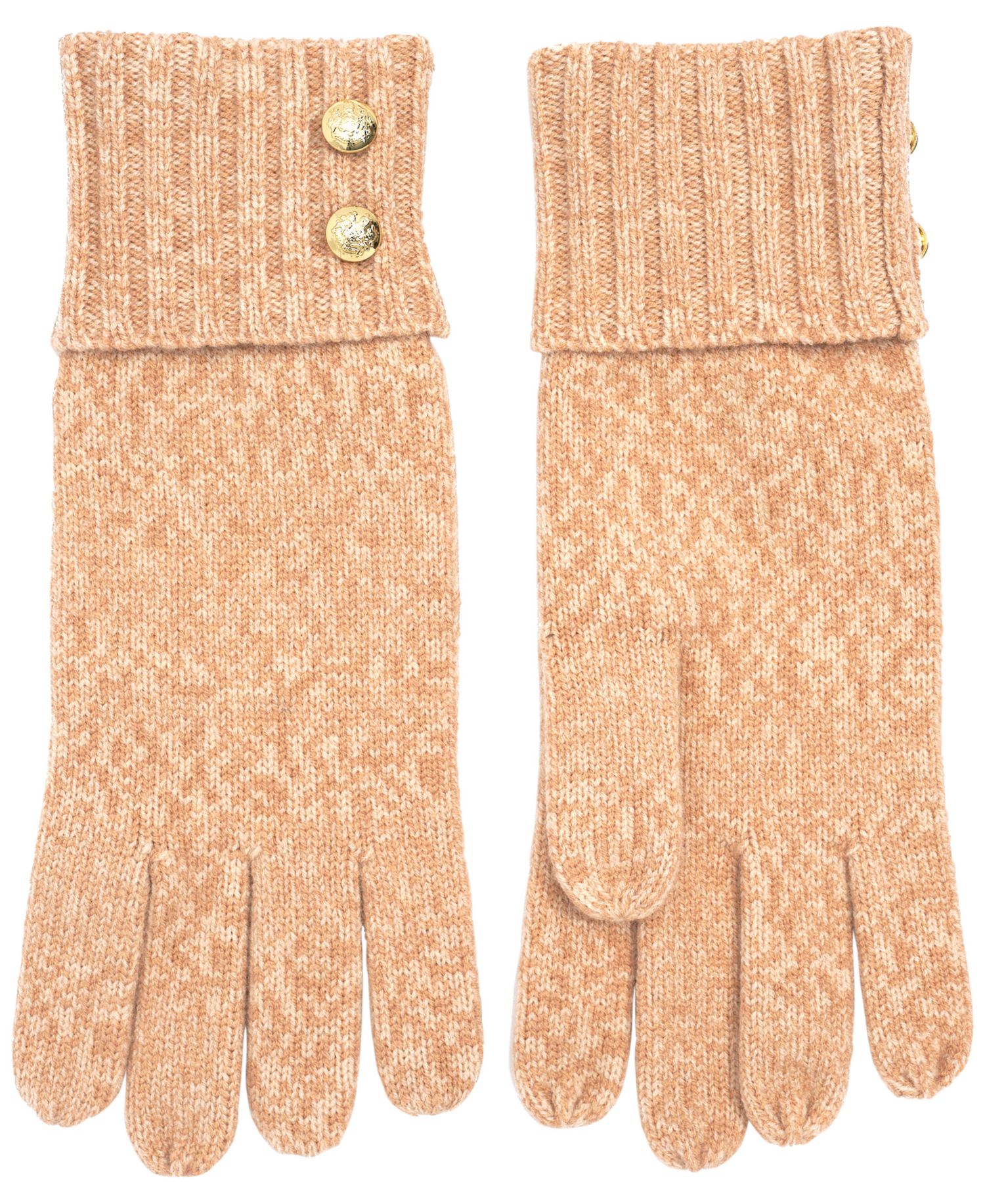 Two Button Knit Gloves