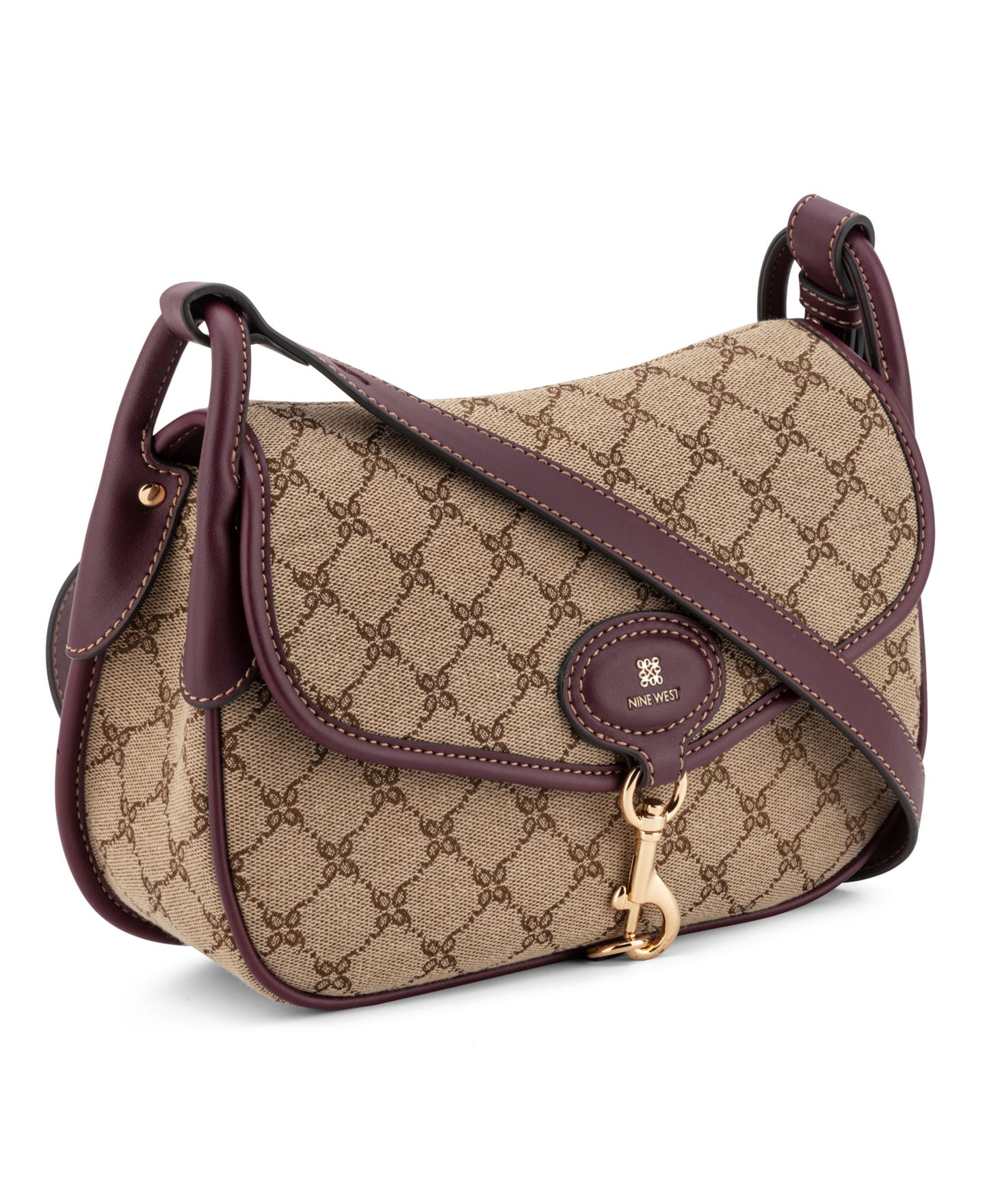 Женская сумка Nine West Cobel Convertible Flap Small Crossbody Handbag, цвет: Мокко — фото 3