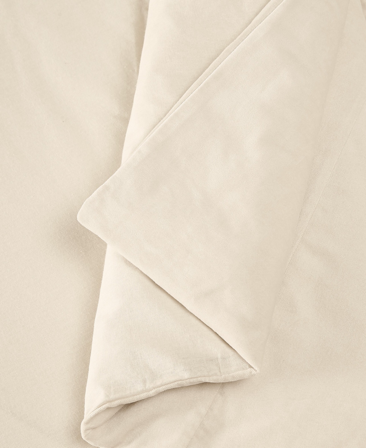 Brooklyn Loom Matte Cotton Velvet -Piece Comforter Set