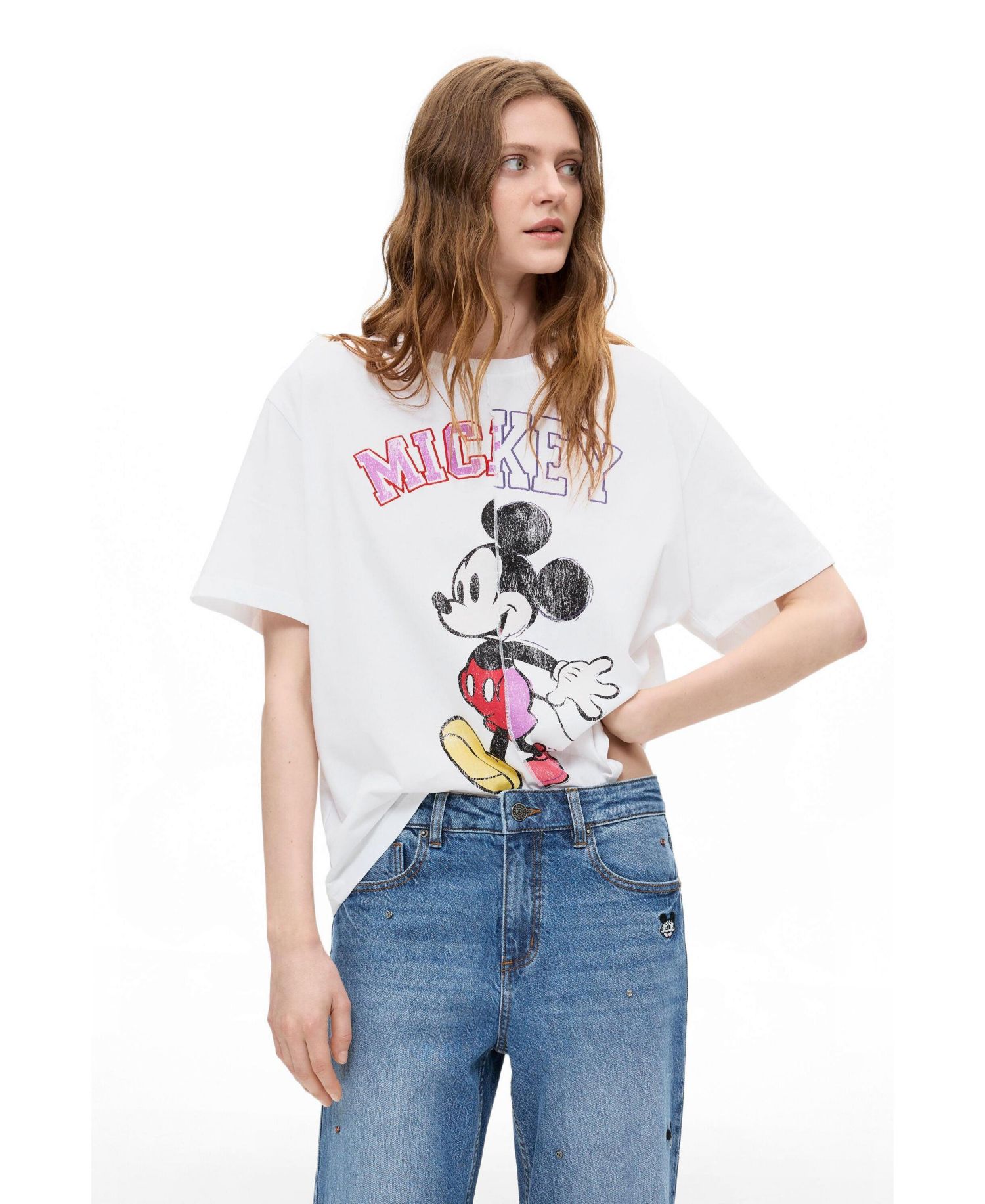 Women's Mickey Culotte Jeans