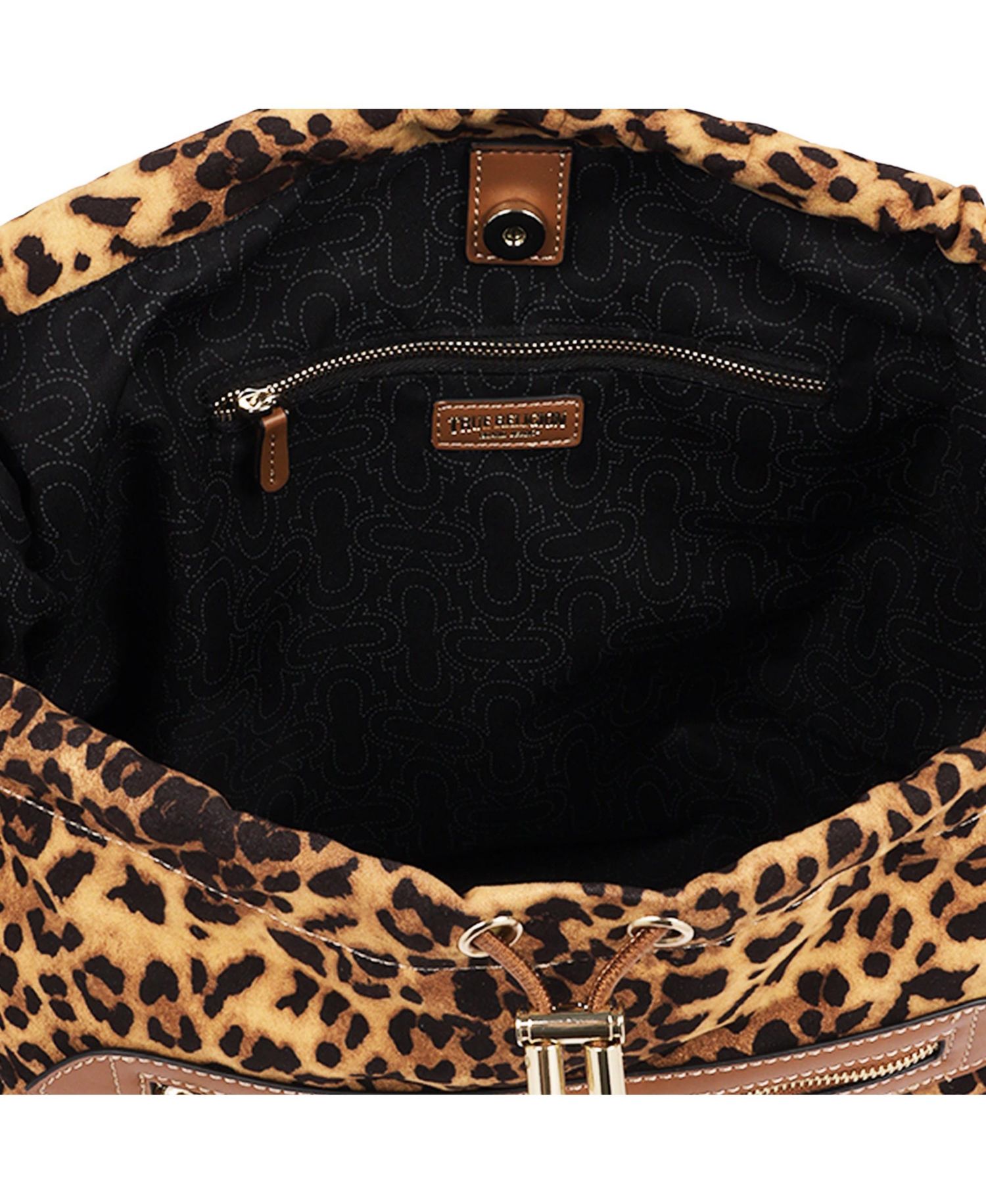 Women's Leopard Print Soft Hobo Bag