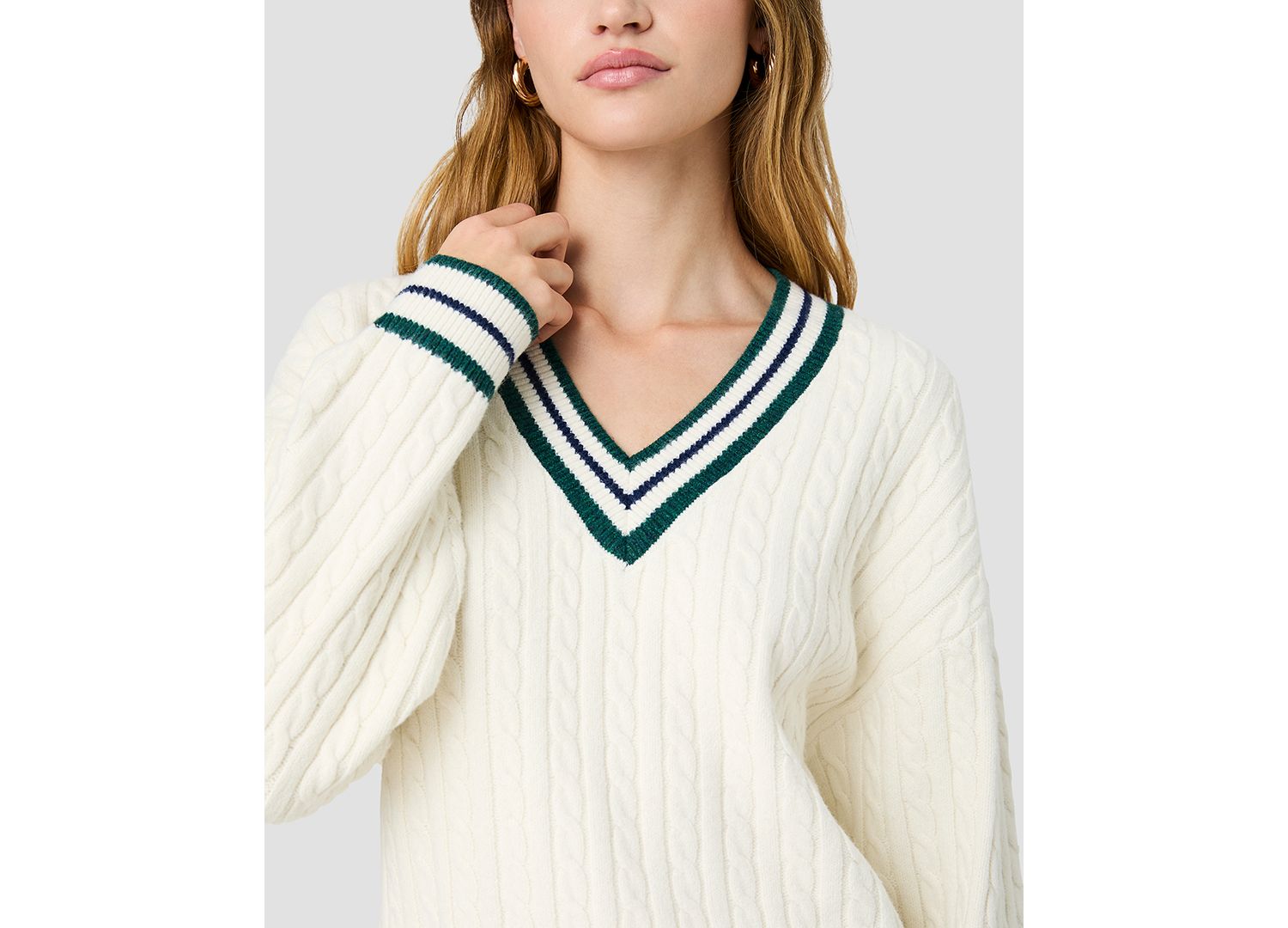 Women's Aleyna V-Neck Oversized Sweater