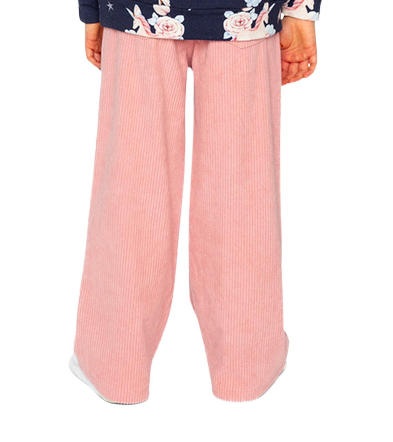 Big Girls (6Y - 14Y) Stretch Corduroy Wide Leg Pants