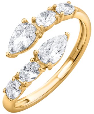 Lab-Grown Diamond Open Ring (1 ct. t.w.) in 14k Yellow Gold