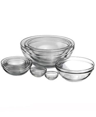Glass 10-Piece Mixing Bowl Set