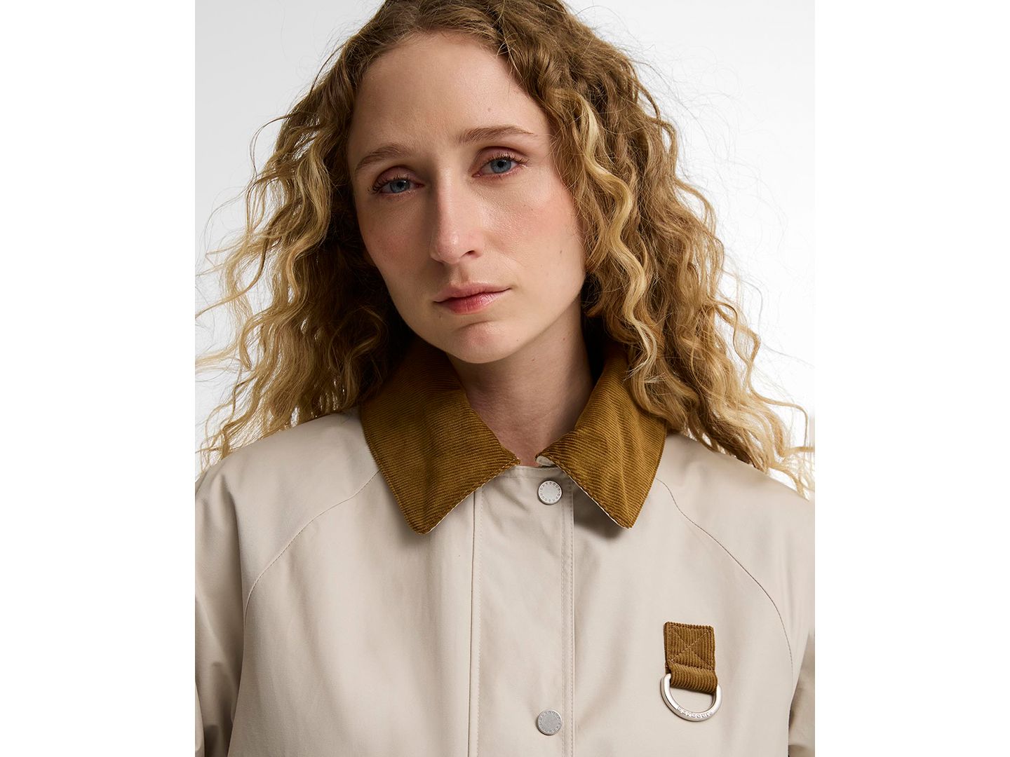 Женская куртка Barbour Wendy Casual Jacket, Created for Macy's, цвет: Туманный / Берёзовый — фото 4