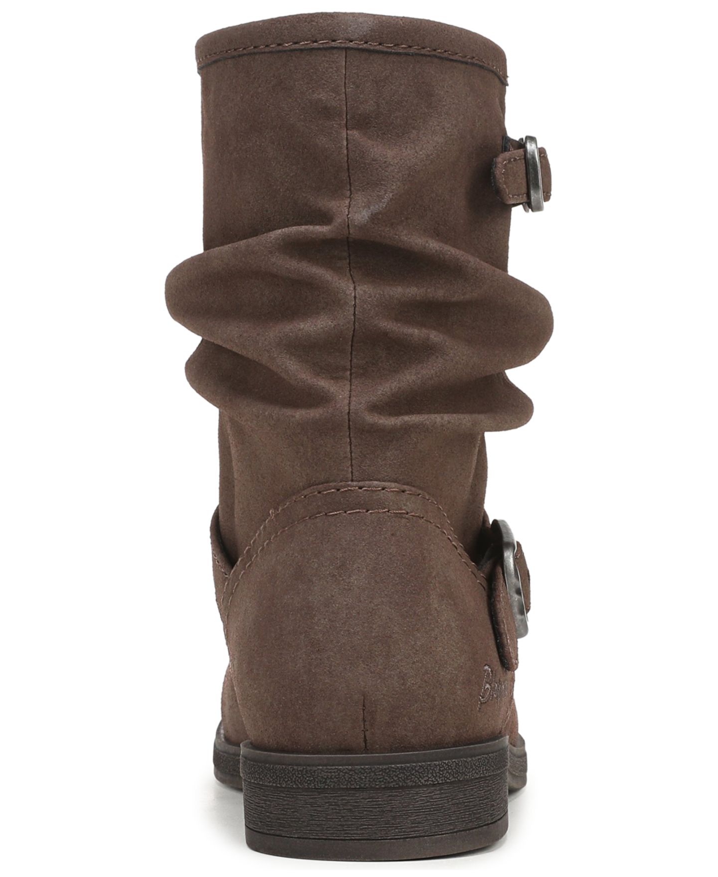 Женские ботинки Blowfish Malibu Piers Almond Toe Booties, цвет: Шоколадный искусственный замшевый — фото 3