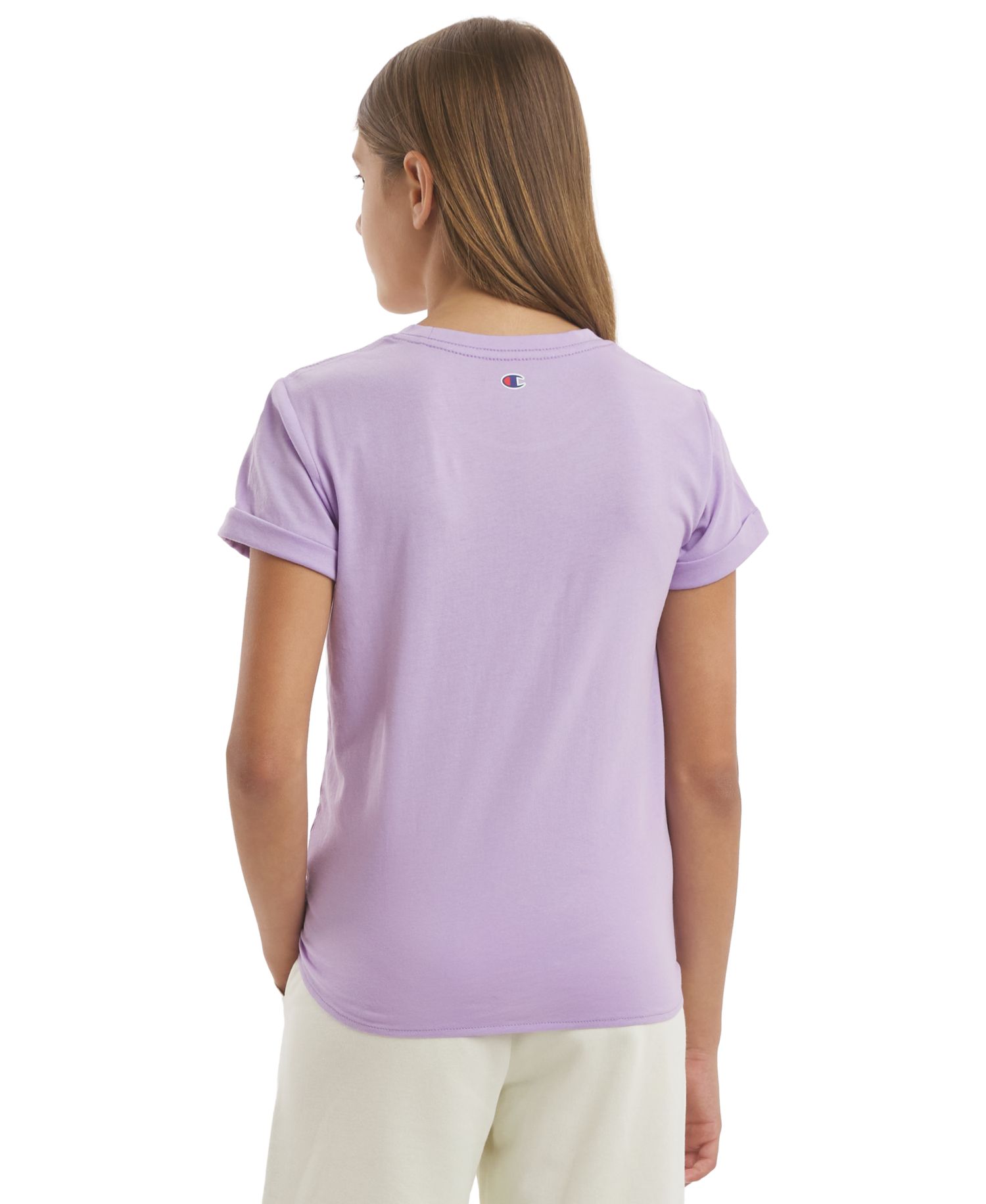 Girls' 7-16 Tie Front Graphic Short-Sleeve T-Shirt
