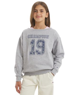 Girls' 7-16 Crewneck Graphic Sweatshirt