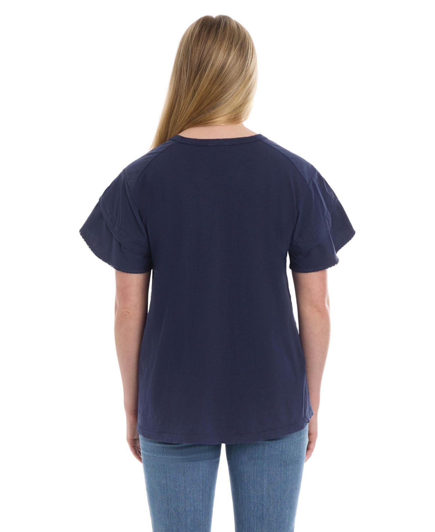 Women's Ruffle Short Sleeve Tee