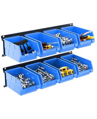 Wall Mounted Tool Storage Rack Tracks Garage Shop Organizer