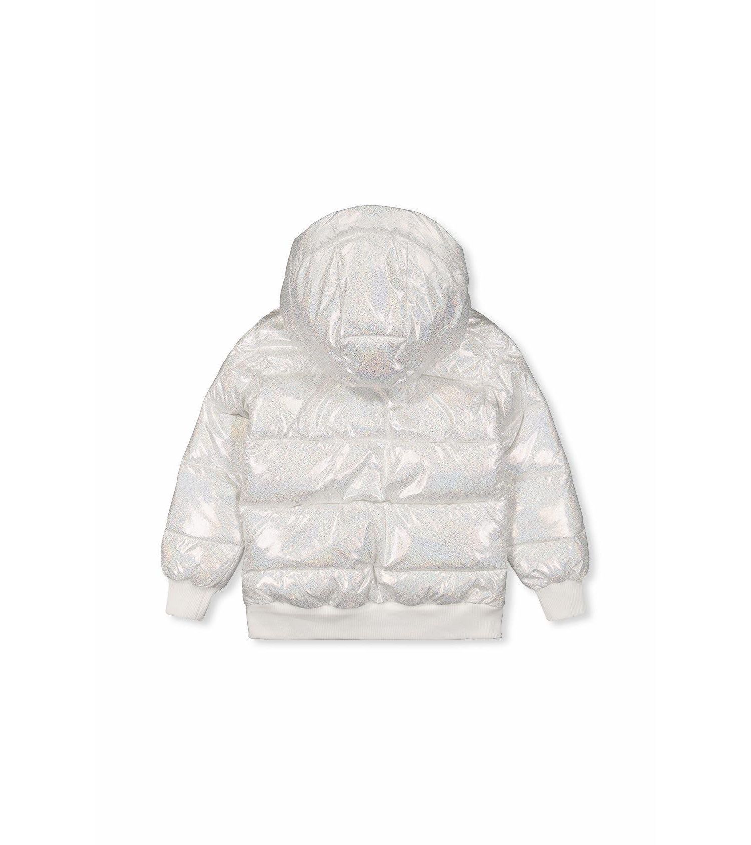 Little and Big Girl Winter Puffy Jacket Glitter