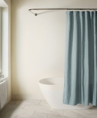 Linen-Look Shower Curtains, 72" x 72"