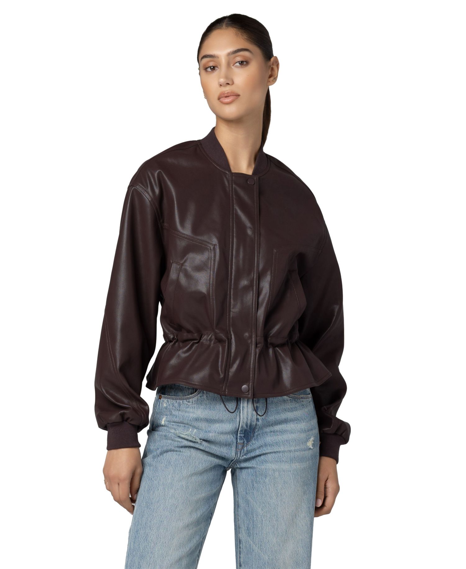 Women's Overdrive Collarless Peplum Jacket