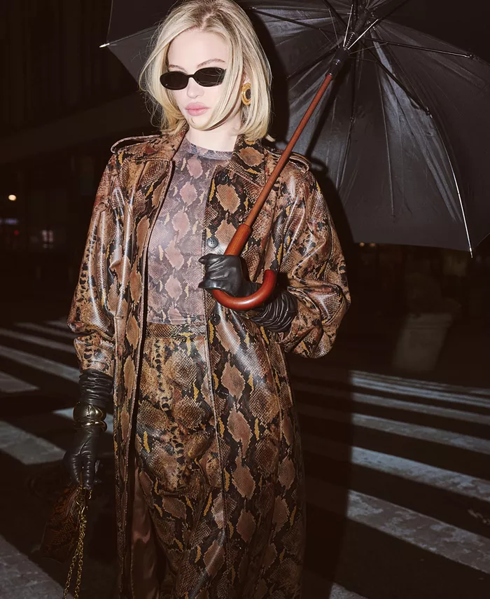 Women's Button-Front Spread Collar Maxi Coat - thumbnail 8