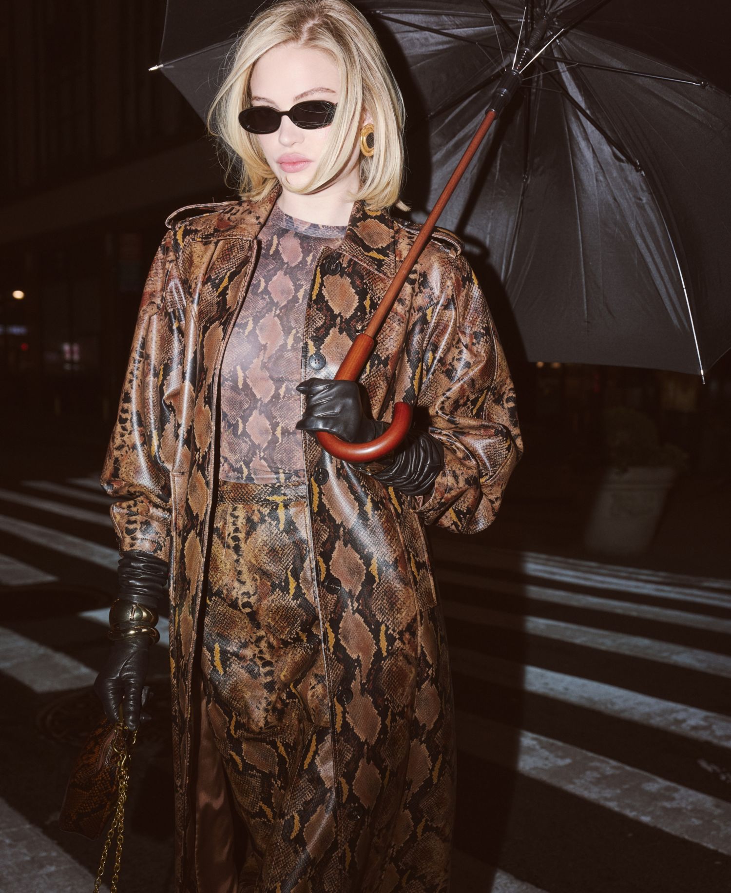 Women's Button-Front Spread Collar Maxi Coat