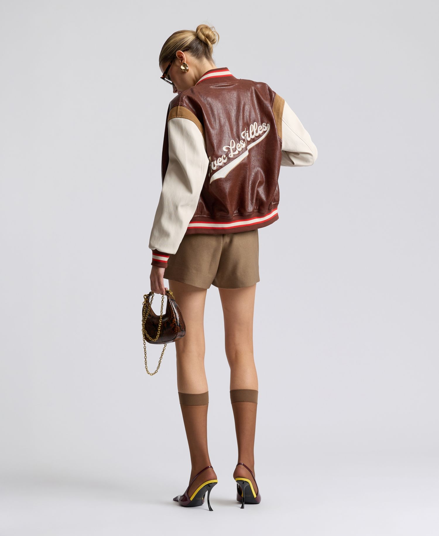 Women's Logo Varsity Colorblock Jacket