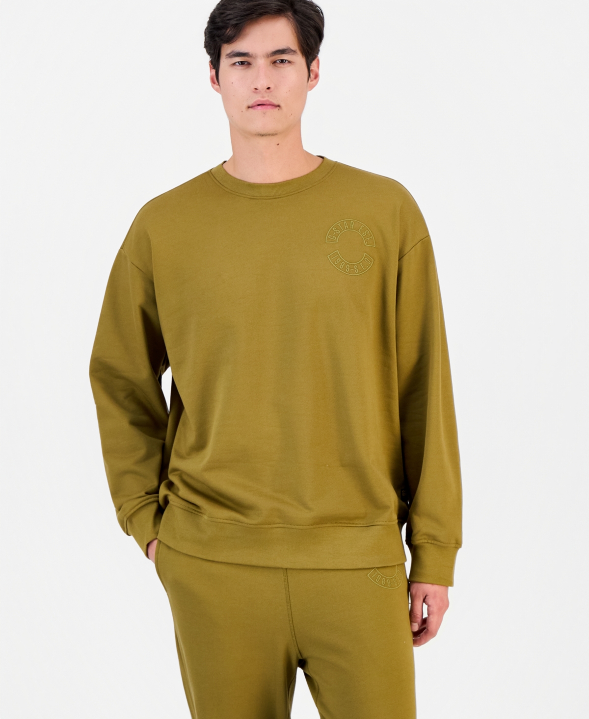 G-Star Raw Men's Applique Relaxed-Fit Sweatshirt
