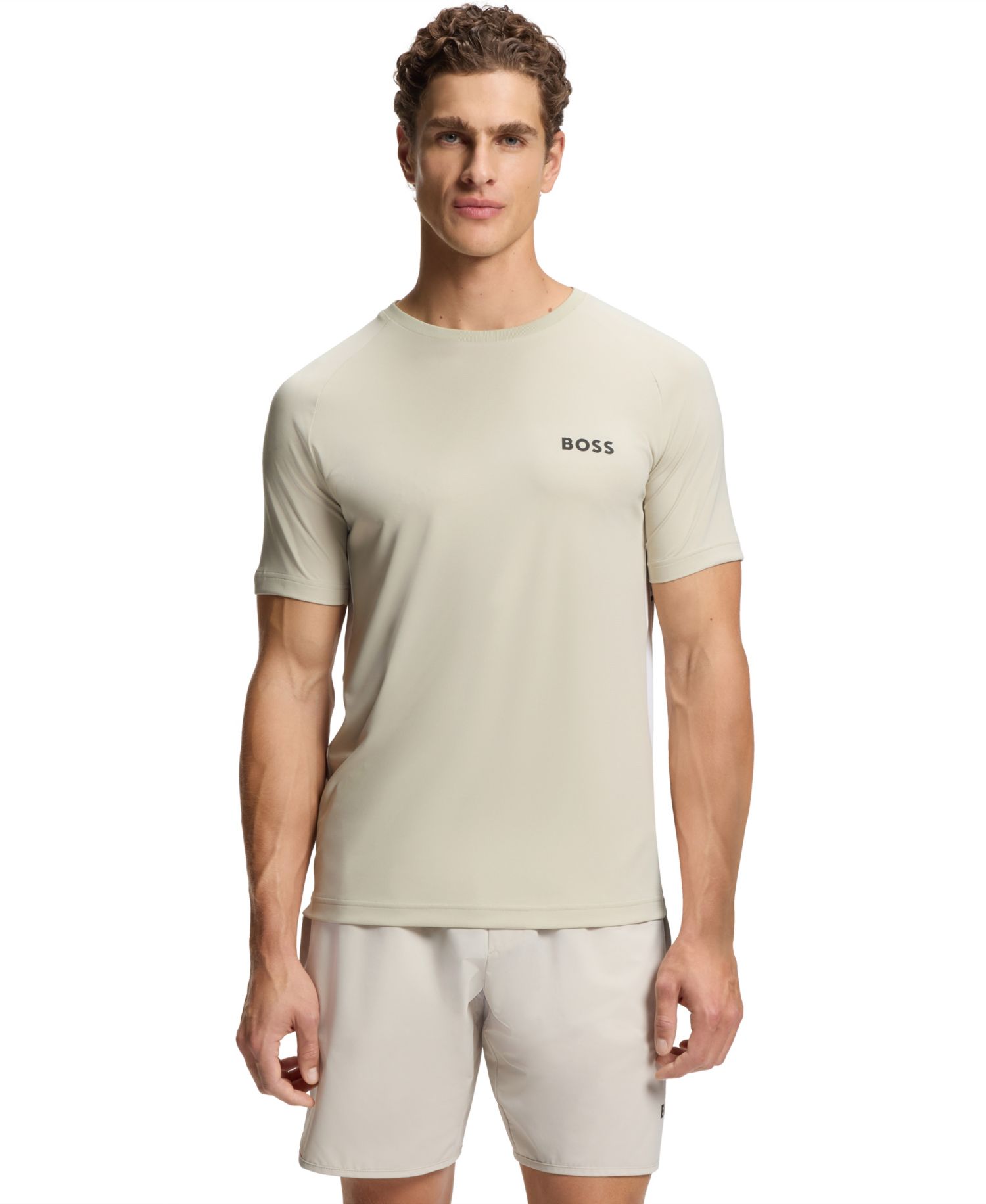 BOSS by Men's Four-Way Stretch Slim-Fit T-Shirt