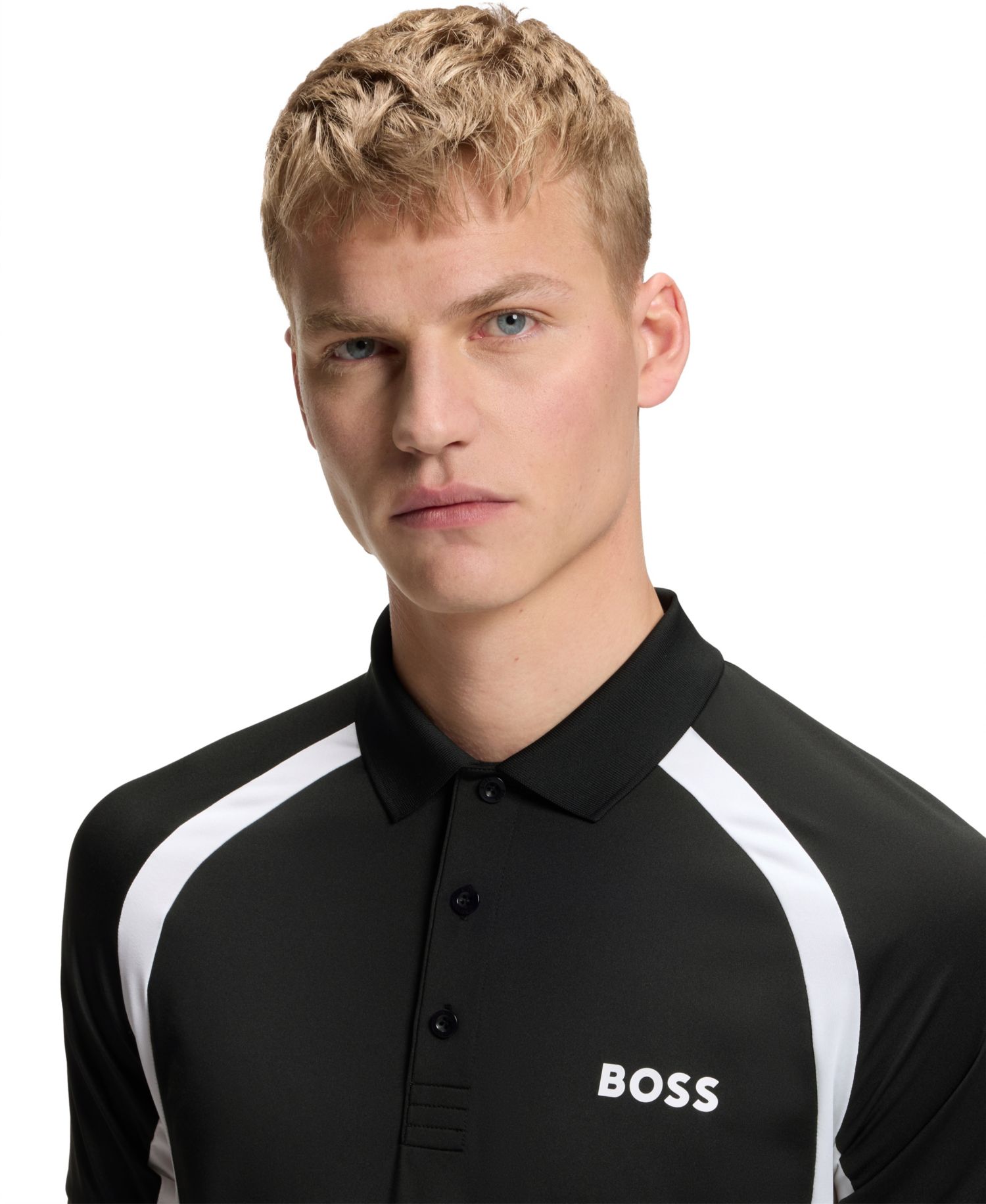 BOSS by Men's Active Quick-Dry Stretch Slim-Fit Polo Shirt