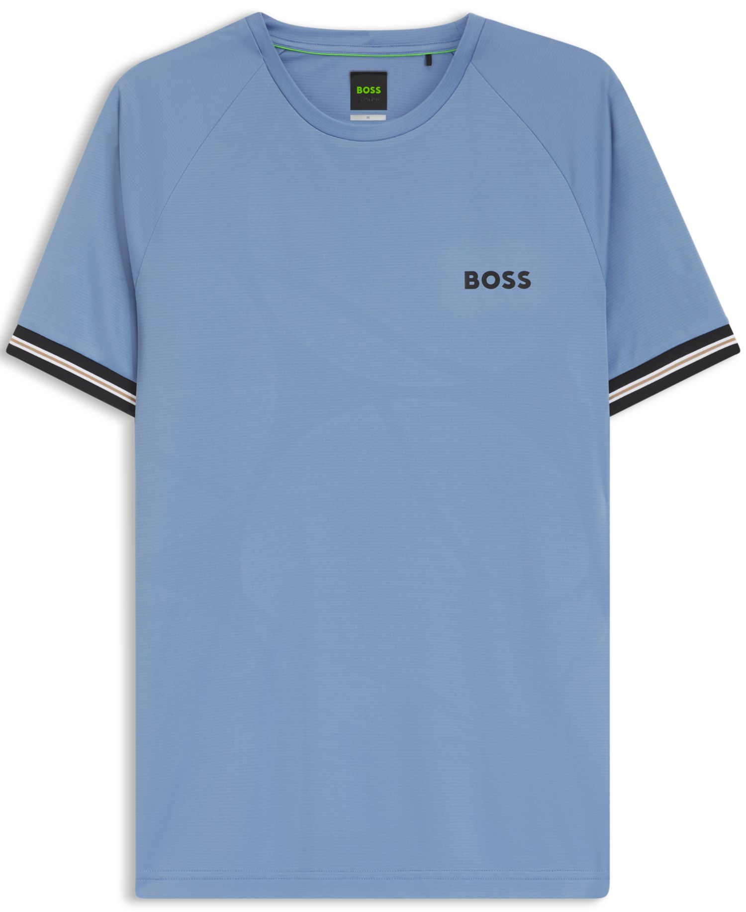 Men's Active Tennis-Ball Embossing Slim-Fit T-Shirt