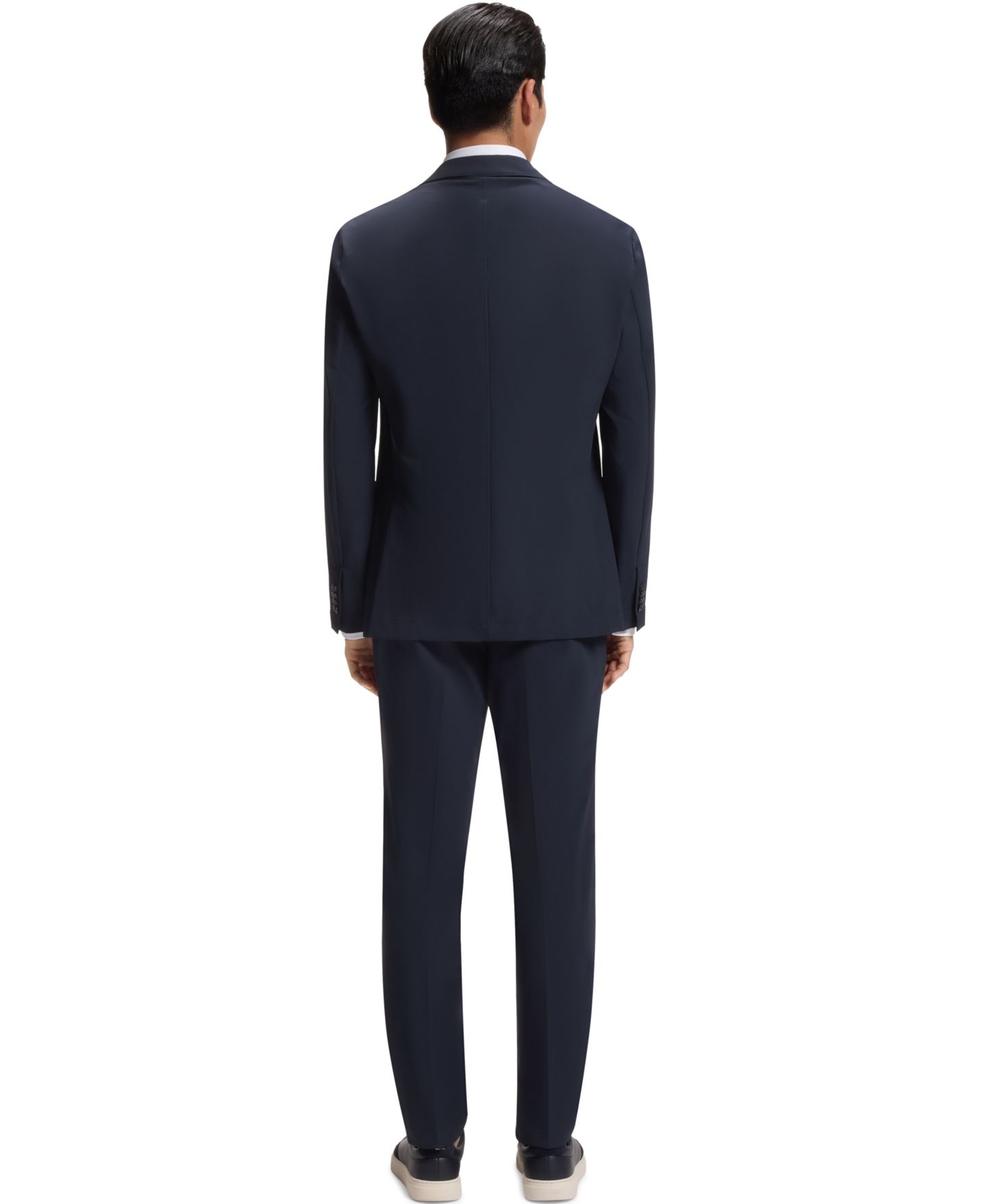 Мужской пиджак Hugo Boss BOSS by Performance Stretch Fabric Slim-Fit Blazer, цвет: Тёмный синий — фото 3