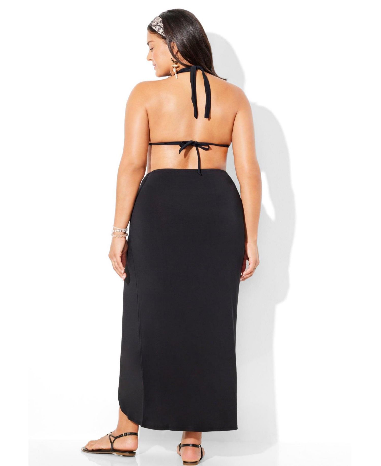 Women's Pack and Go Wrinkle-Resistant Sarong Skirt Cover Up