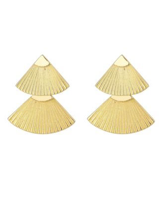 Gold Honore Statement Earrings