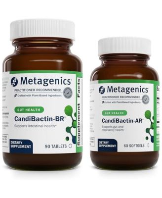 Bundle - CandiBactin-BR (90 Tablets) and CandiBactin-AR (60 Softgels) - for Intestinal Support, Gut Health and Intestinal Balance