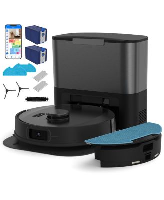 UltraVision Robot Vacuum and Mop, with Ferocious 8000 Pa Suction, 1.5 Gal Dock , Odor Control Bags,  and Object-aware Technology