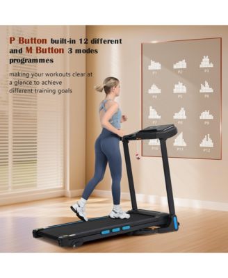 New Treadmills for Home, 3.5HP Hydraulic System Auto Foldable Treadmill with Incline,10MPH 350Lbs Weight Capacity Electric Treadmills